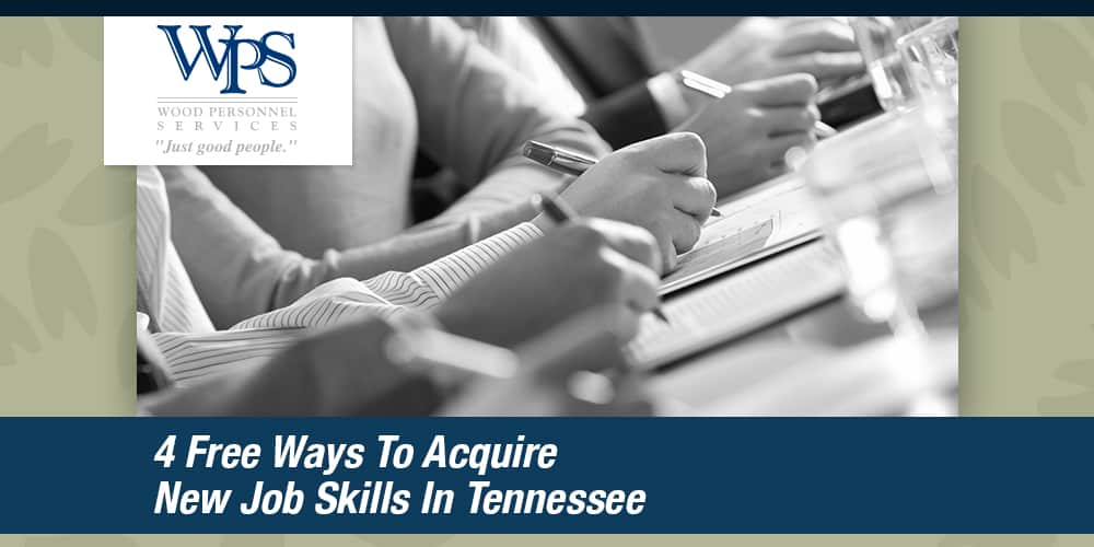 4-Free-Ways-To-Acquire-New-Job-Skills-In-Tennessee